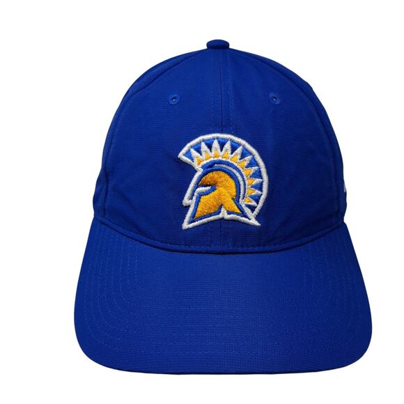 Adidas Slideback Hat Blue OSFA Embroidered Trojan Helmet Logo Adjustable - Picture 1 of 9